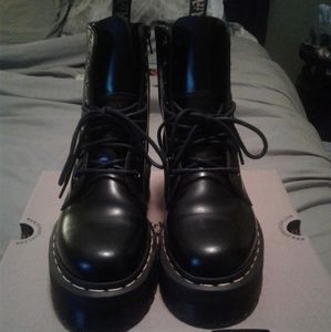 Dr. Martens Jadon Smooth Black Boots